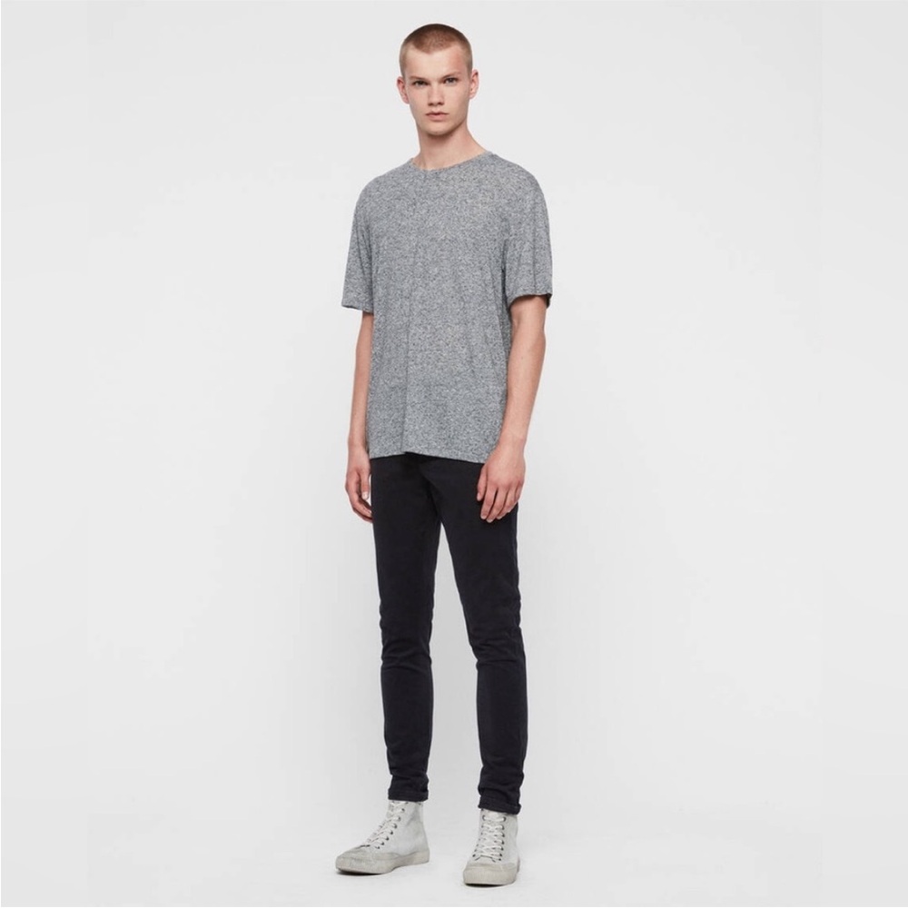All Saints Mens Park Skinny Chinos in Black 30